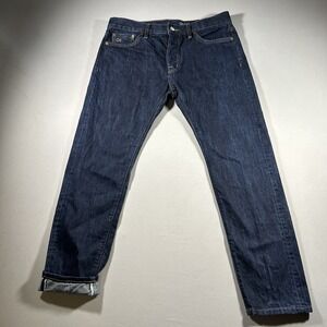 Mens Outerknown S.E.A. Jeans Ambassador Slim Fit Dark Wash 33x30 Selvedge Denim